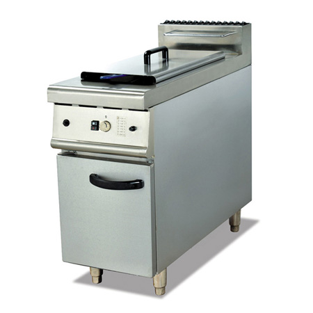 富祺GF-975落地式燃氣炸爐連櫃座