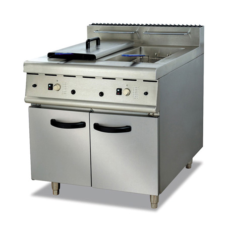 富祺GF-785落地式燃氣炸爐連櫃座