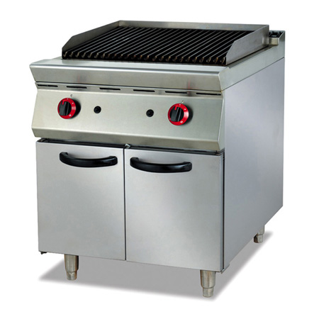 富祺GB-789-2立式燃氣火山石燒烤爐連櫃座