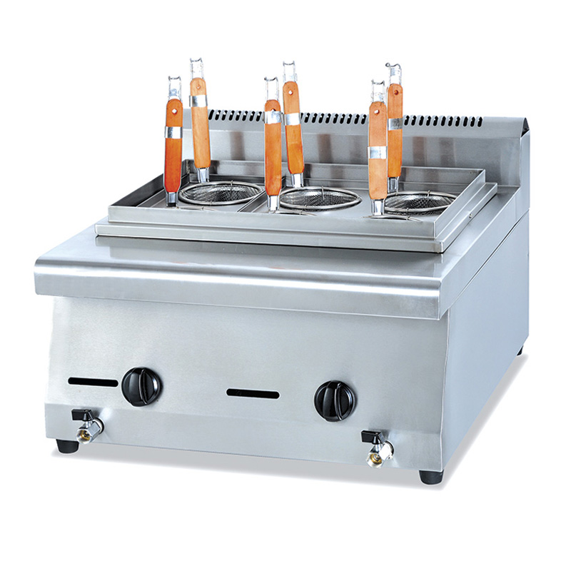 富祺GH-676台式六頭燃氣煮麵機