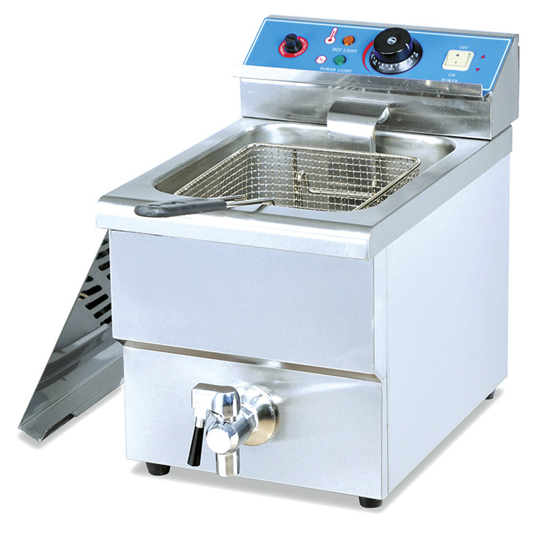 FUQIF-12LBench type single cylinder single screen electric frying furnace