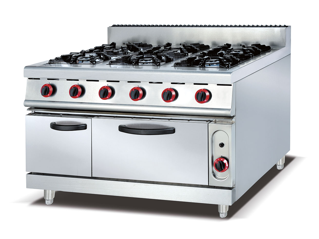 FQ-TQ-6Gas Range With 6-Burner&Oven