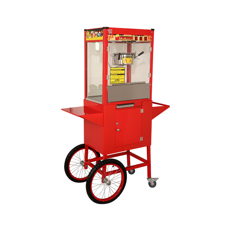 富祺EB-801B全紅平頂爆米花機連車