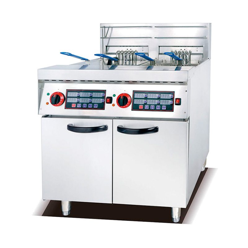富祺DF-26-2A(帶六通道計時器)立式雙缸四篩電炸爐
